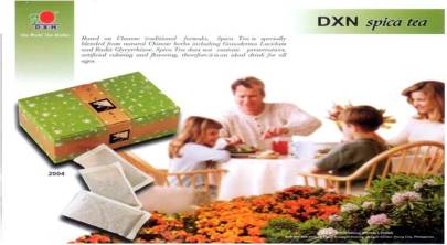 The Spica Tea is a product of DXN International - the world class Ganoderma manufacturer..